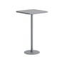 Stehtisch Week-end metall grau / 60 x 60 cm x H 105 cm - Aluminium - Petite Friture