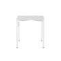 Table carrée Fromme métal blanc / Aluminium - 70 x 70 cm - Petite Friture