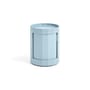 Ablage Facet Low plastikmaterial blau / H 49 cm - 1 Tür / Mit Rollen - Hay
