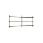 Étagère Wall Shelving – ws.65.2 bois marron / L 162 x H 65 cm x Prof. 17,5 cm - MOEBE