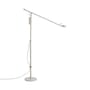 Lampadaire Fifty-Fifty LED métal gris / Liseuse orientable - Hay