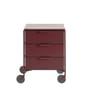 Mobil Mobile container plastic material purple / 3 drawers - Matt version - Kartell