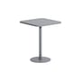 quadratischer Tisch Week-end metall grau / 60 x 60 cm - Aluminium - Petite Friture