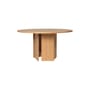 Aukko Round table natural wood / Ø 140 cm - Ferm Living