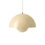 Suspension Flowerpot VP7 métal beige / Ø 37 cm - By Verner Panton, 1968 - &tradition