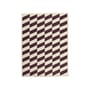 Tapis Shift tissu rouge / 170 x 240 cm - Kelim fait main - Hay