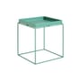 Tavolino d'appoggio Tray metallo verde / 40 x 40 x H 44 cm - Hay