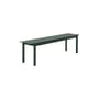 Banc Linear métal vert / L 170 cm - Muuto