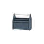 Cestino Locker Box SMALL tessuto blu / Organizer da scrivania - Tessuto / L 36,5 cm - Vitra