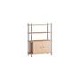 Regal Shelving System – s.115.1.B holz natur / B 85 x H 115 x T 35 cm - MOEBE