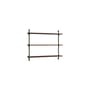 Regal Wall Shelving – ws.65.1 holz braun / B 85 x H 65 cm x Prof. 17,5 cm - MOEBE