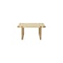 Panca Table Bench fibre legno naturale / Tavolo basso - 69 x 46 cm / Børge Mogensen, 1958 - CARL HANSEN & SON