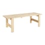 Table rectangulaire Weekday bois naturel / 230 x 83 cm - Hay