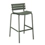 Chaise de bar ReCLIPS plastique vert / H 76 cm - Plastique recyclé - Houe