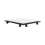 Doppelbett Japan holz schwarz / Für Matratze 160 x 200 cm - KARUP