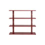 Étagère Coloured Wood Noon bois rouge / L 118 x H 107 cm - NOBODINOZ