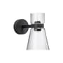 Lampada da parete Nocturne - Cone vetro nero / LED - Regolabile - Flos