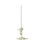 Portacandela Drip Small metallo bianco / H 14 cm - Pols Potten