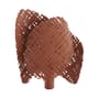 Tea Table lamp plastic material orange brown / L 28 x H 32.5 cm - Recycled material - Kartell