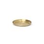 Plateau Basho or métal Round / Laiton - Ø 9,5 cm - Ferm Living