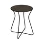 Sgabello Cocotte metallo marrone / Tavolino d'appoggio - H 45 cm - Fermob