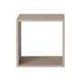 Stacked Shelf natural wood / Medium carré 43x43 cm / Sans fond - Muuto