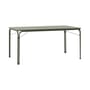 Table rectangulaire Thorvald SC113 métal vert / 160 x 90 cm - 6 places - &tradition