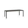 Tavolo con prolunga Tevere corian nero / 147-211 x 90 cm - NARDI