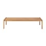 Jack Outdoor Coffee table natural wood / 150 x 65 cm - Teak - Ethnicraft