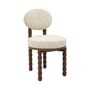 Gepolsterter Stuhl Bold textil beige - NV GALLERY