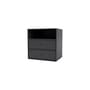 Rangement mural Montana Mini 1006 / 2 tiroirs + 1 compartiment - 35 x 35 x P 25 cm - MONTANA