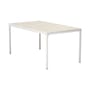 Table rectangulaire Four Ceramic céramique blanc / 160 x 90 cm - Houe