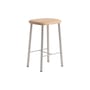 Tabouret de bar Bird bois / H 65 cm - Non rembourré - raawii