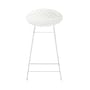 Tabouret de bar Smatrik plastique blanc / Indoor - H 65 cm - Kartell