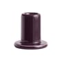 Bougeoir Tube Small céramique violet / H 5 cm - Hay