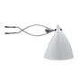 Lampe à pince Cornette céramique blanc en porcelaine - Tsé-Tsé