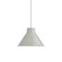 Pendelleuchte Top metall grau / Ø 28 x H 19 cm - Stahl - Muuto