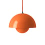 Suspension Flowerpot VP1 métal orange / Ø 23 cm - By Verner Panton, 1968 - &tradition