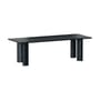 Tavolo rettangolare Galta Forte legno nero / 240 x 90 cm - KANN DESIGN