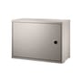 Caisson / 1 porte battante beige - L 58 x P 30 x H 42 cm - String Furniture
