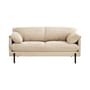 Sofa 2 Sitzer Camilla textil beige / L 167,5 cm - NV GALLERY