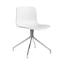 Chaise pivotante About a chair plastique blanc - Hay