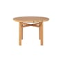 Couchtisch Quatro Outdoor holz natur / Ø 68 x H 42 cm - Teakholz - Ethnicraft