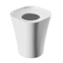 Poubelle Trash plastique blanc / H 36 cm - Jasper Morrison, 2005 - Magis