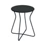 Cocotte Stool metal grey black / End table - H 45 cm / Metal - Fermob