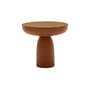 Table d'appoint Olo Colours - Bois laqué bois orange / Ø 50 x H 47 cm - Mogg