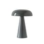 Como SC53 LED Wireless rechargeable lamp metal blue / LED - Aluminium - H 21 cm - &tradition