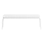 Banc Week-End métal blanc / Aluminium - L 156 cm - Petite Friture