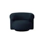 Poltrona girevole Burra tessuto blu - Normann Copenhagen