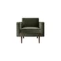 Fauteuil rembourré Wind tissu vert / Velours - BROSTE COPENHAGEN
